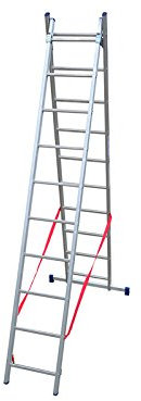 Scala trasformabile 2x8 gr - 3,70 mt - facal