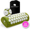 Bed of Nails Original Acupression Oreiller, 2,142 Pointes Acupuncture Traversin Massage Oreiller pour Cou et Épaule Douleur, Stress et Dos Douleur Soulagement, Sac Transport, 38 x 15 x 10 cm, Vert