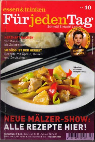 Neue Mälzer-Show: Alle Rezepte hier (Essen & Trinken für jeden Tag) 10-2007