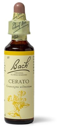 Bach Original Flower Remedies Cerato, Know Your Own Mind, Trust Intuition, Emotional Wellness, Natural Flower Essence, 20ml