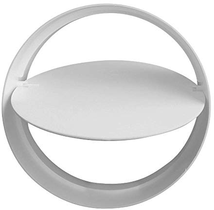 Kair Verbindungsstück mit Rückschlagklappe 100 mm – 10,2 cm Rückschlagklappe zum Verbinden von Kanalrohren oder flexiblen Luftführungsschläuchen