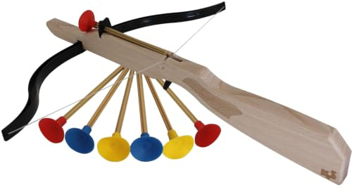 KS Stephan Ballesta @ -1 Individual + 6 Flechas Madera Beidh??ndig Ballesta Juego de objetivo de ballesta