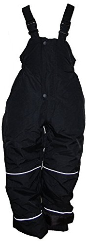Outburst - Skihose Schneehose Jungen Wasserdicht 10.000 mm Wassersäule, schwarz, Größe 140