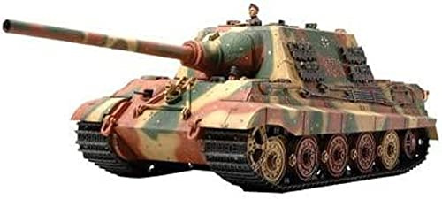 Tamiya 300035295-1:35 WWII Deutsche Panzer-Jagdtiger Frü (2), Large, grün