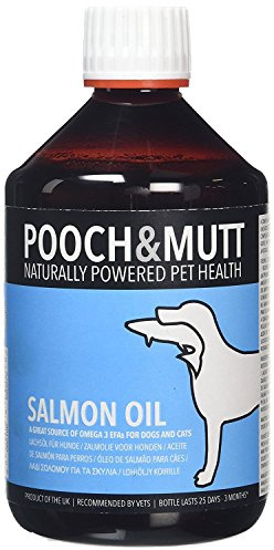 Pooch et Mutt Huile de Saumon pour Chiens et Chats 500 ML