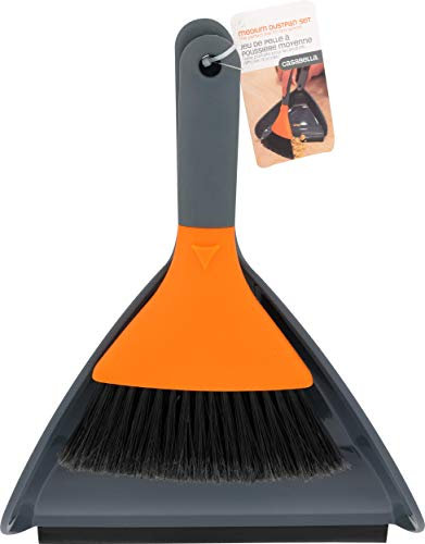 Casabella dammbehållarset, medium, grafit och orange