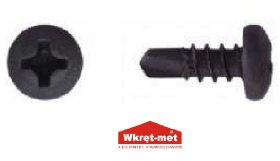 KLIMAS Bohrschrauben Metall-Metall KSTEX 3,5x9,5 Schwarz Wkret-met Profilverbindungsschrauben Bohrspitze (3,5 x 9,5mm 1000 Stück KSTEX-39095B)