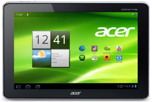 acer Iconia A700 25,7 cm (10,1 Zoll) Tablet-PC (NVIDIA Tegra 3 Quad-Core, 1,3GHz, 1GB RAM, 32GB Flashspeicher, Android 4.0) schwarz