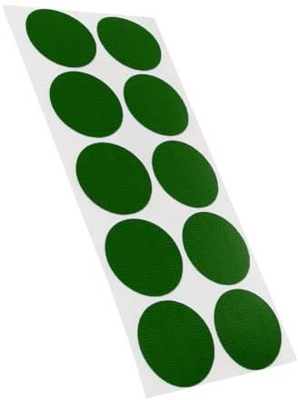 Klebeshop24 Klebepunkte farbig, Ø 30 mm, 100 Stück, gelb | PE-beschichtete Markierungspunkte