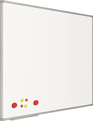 Smit Visual Whiteboard, magnetisch, 150 x 120 cm, Aluminiumrahmen, Weiß