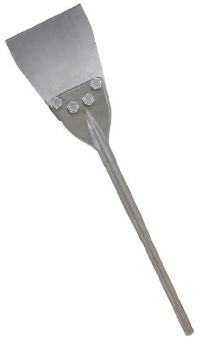 BOSCH HS1918 6 pulgadas. x 25 pulgadas. Raspador de piso de acero SDS-max, color gris