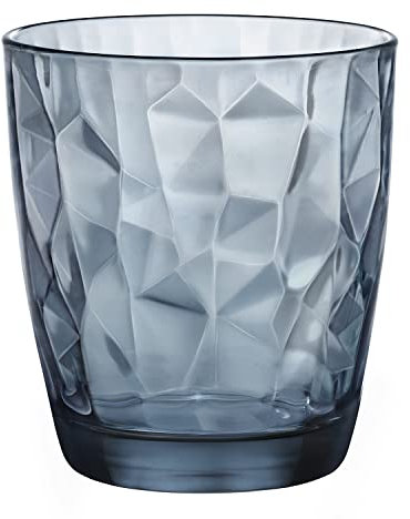 Bormioli Rocco - Vaso, Vidrio, Azul, 390 ml, 1 Unidad (Paquete de 1)