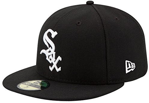 New Era Acperf Chiwhi 59Fifty Cap Chicago White SOX Schwarz (8)