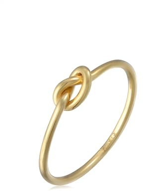 Elli Ring Damen Knoten Geo Minimal 375 Gelbgold