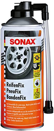 SONAX ReifenFix (400 ml) die zuverlässige Pannenhilfe für unterwegs Macht Platte Reifen Wieder fahrbereit - ohne Reifenwechsel | Art-Nr. 04323000