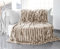 Kaufmann - Coperta in Pelliccia di Visone Sintetica Intrecciata, con 2 Strati Spessi, di qualità, Adatta Come copriletto, Plaid, Coperta per Il Soggiorno (Beige)