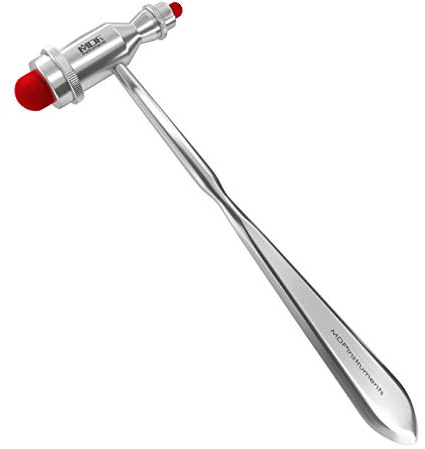 MDF Instruments Trömner Neurológica Reflex martillo con mango de punta afilada para las respuestas cut·neas y superficiales - Rojo (MDF555-02)