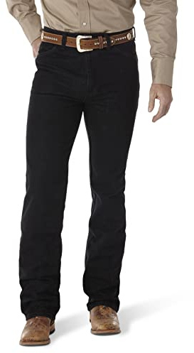 Wrangler Botas de Corte para Hombre, Negro Estiramiento., 33W x 32L
