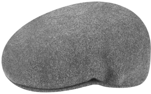 Kangol 504 Flexfit Mütze Flatcap Schirmmütze Herren - Schiebermütze Wollcap mit Schirm Herbst Frühjahr Winter Sommer Frühling-Sommer Herbst-Winter