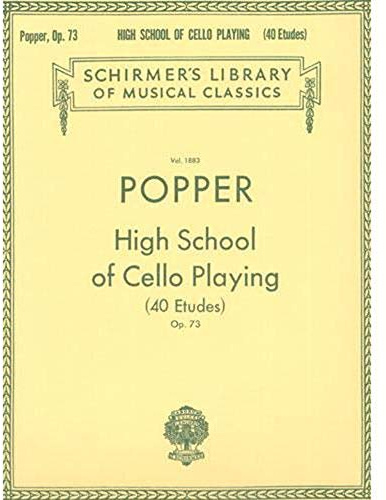 Music Popper High School of Cello Playing Op.73 (Cello)