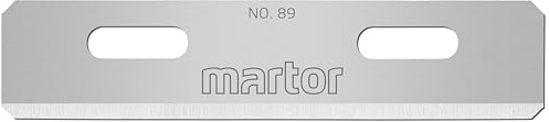 MARTOR 100x Injektorklinge 89, rostfrei, abgerundete Spitzen | 2-seitiger Schliff, Lebensmittelechtes Öl, abgerundete Spitzen, rostfrei, Verletzungsschutz, Industrie, No. 89.57