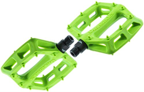 DMR V6 Pedale für Mountainbike, Kunststoff, flach, grün
