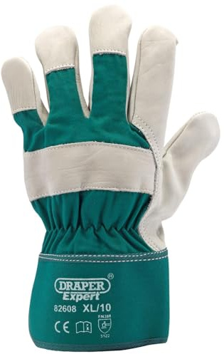 Draper 82608 X-Large Premium Leather Gardening Gloves