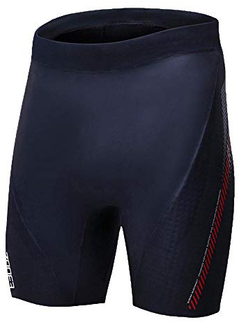 ZONE3 Neoprene Buoyancy Shorts 'Premium' Aerodome Elite 5/3mm (Black/Red, Small)