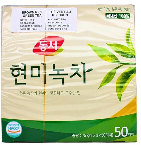 Dong Suh Brown Rice Green Tea 50 Teabags 75g