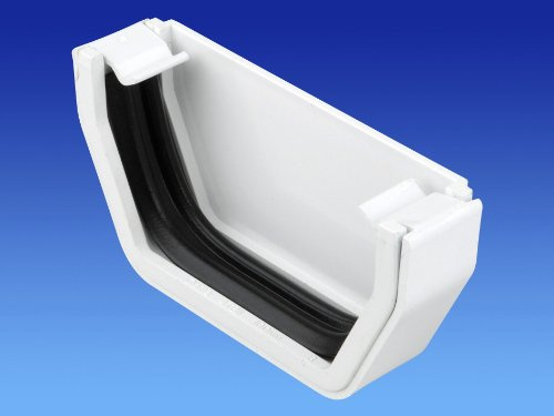 Wavin OSMA Squareline 100 mm blanco canalón gama, blanco, 4T811w