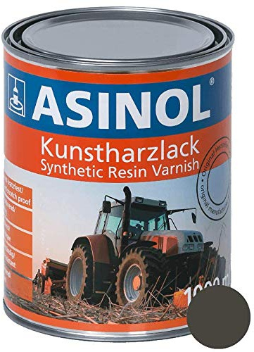 ASINOL EICHER GRAU 1.000 ml Kunstharzlack Farbe Lack 1l Liter Dose