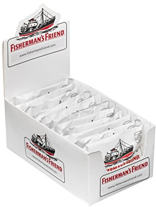Fisherman's Friend Original, Caramelo Comprimido Eucalipto y Mentol - 12 unidades de 25 gr/ud