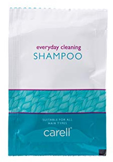 Clinell Skin Everyday Shampoo Sachets - Box of 100 Sachets - 7ml each Sachet - Dermatologically Tested & Travel Friendly with Green Tea Fragrance