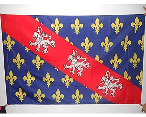 AZ FLAG Drapeau Département de la Creuse 150x90 cm Polyester 100D Fourreau | Usage intérieur et extérieur Drapeau décoratif français coutures doubles et bords renforcés avec fourreau pour mât