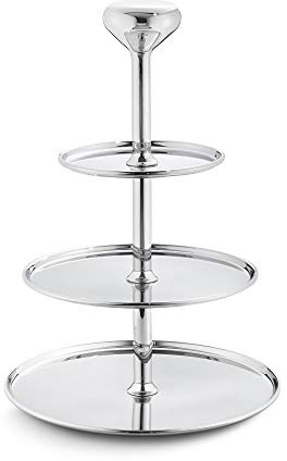 Georg Jensen Etagere in Stainless Steel - Mirror Polished Finish - Stylish Cake Stand by Alfredo Häberli