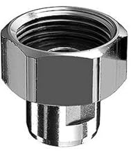 Schell - Wasserzähler 3/4 Zoll Anschluss 3/8 Zoll Chrom mit Dichtungsvorrichtung