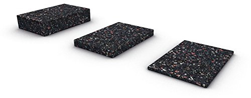 Karle & Rubner 6982 K&R Isopad 60x 90x 8 mm für Terrassenböden / 400 St./Pk, schwarz