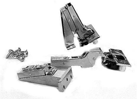 Blum BLUMOTION Scharniere mit sanftem Schließmechanismus, 110 Grad, selbstschließend, rahmenlos, mit Montageplatten (Einsatz, 8 Stück) Blum | Selbstschließender Frontrahmen, mit Montageplatten