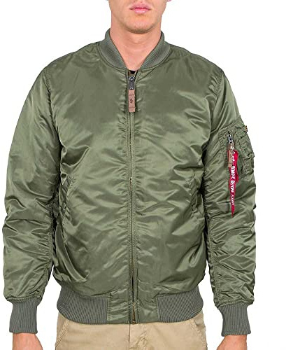 Alpha Industries MA-1 VF 59 Giacca bomber lunga da Uomo Sage-Green