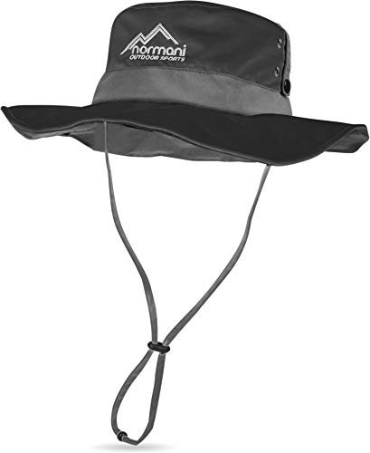 normani Outdoor Shady Sonnenhut mit UV Schutz 40 + Schwarz L