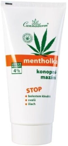 CANNADERM Mentholka Hanf-Gel Massagegel mit kühlender Wirkung gegen Muskelermüdung 200 ml