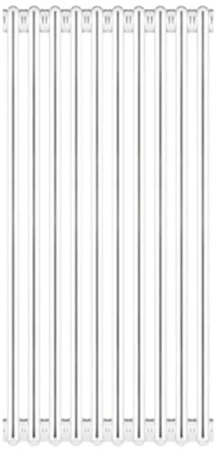 Ercos Heizkörper Rohr Stahl 4 Spalten zerlegbar Typ 860 10 Elemente