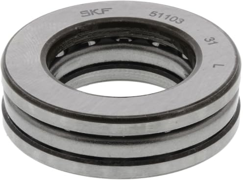 SKF Kugellager 1-reihig glatt, Innen-Ø 17 mm/Außen-Ø 30 mm Außen-ø, Breite 9 mm