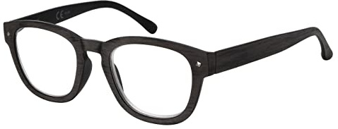 Eyekepper Lesebrille Professor Vintage Stil Federscharniere Arms Gegen-Grau+0.75
