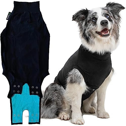 Suitical Recovery Suit Hund, M+, Schwarz