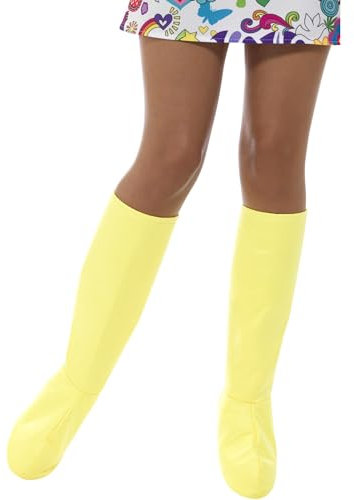 Smiffys GoGo-Stiefelüberzieher, Gelb Halloween