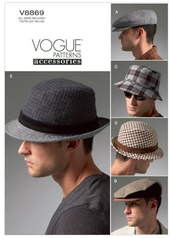 Vogue Patterns V8869 herrhattar