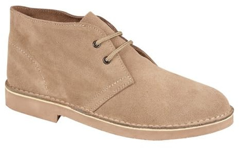 Roamers M467TS Unisex Desert Boots Stone