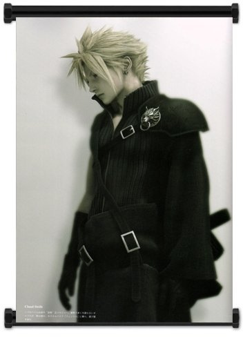 Wall Scrolls Final Fantasy VII Advent Children Cloud Fabric Poster (31x42) Inches