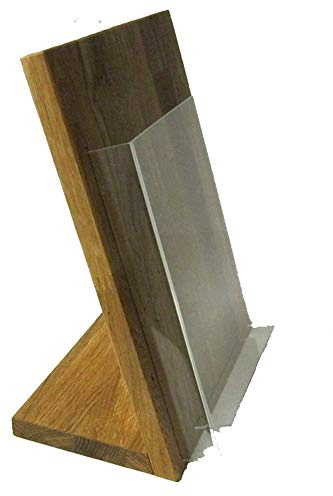 DIN A4 Flyerhalter Holz Prospektständer Flyerständer Prospekthalter